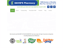 Tablet Screenshot of davidsdrugs.com